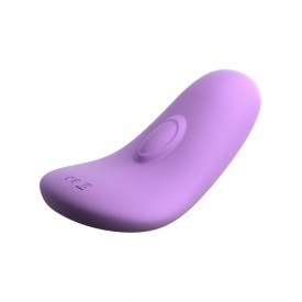 Фиолетовый компактный вибростимулятор Remote Silicone Please-Her