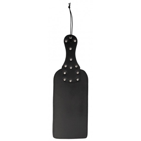 Черная шлепалка Studded Paddle - 38 см.